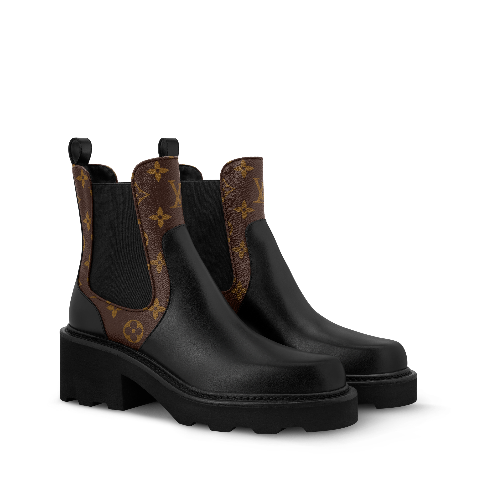 Louis Vuitton ブラックハイヒールブーツ Midtown Boots and Ankle Boots Shoes | LOUIS VUITTON